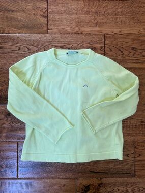 Girls' Light Yellow Crewneck Sweater - Brand Unknown